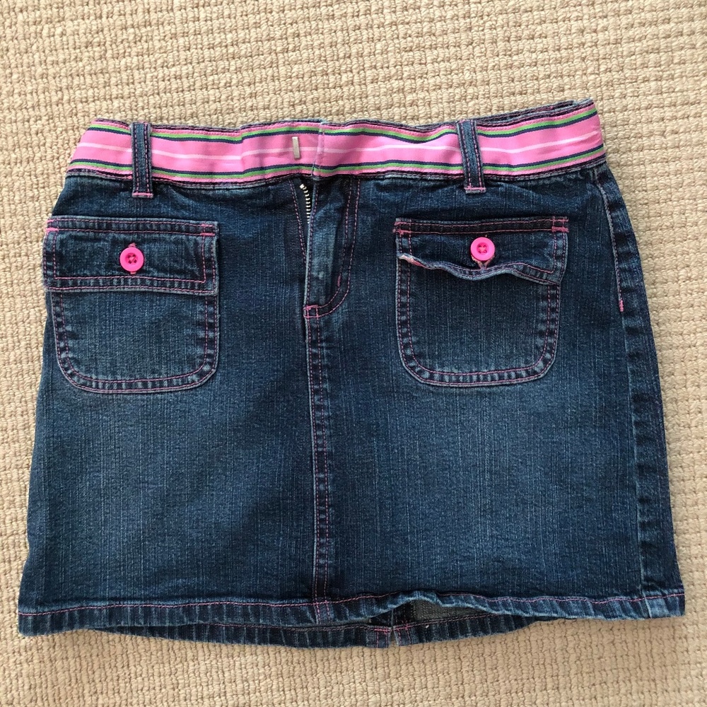 Vintage Lilly Pulitzer Jean Skirt